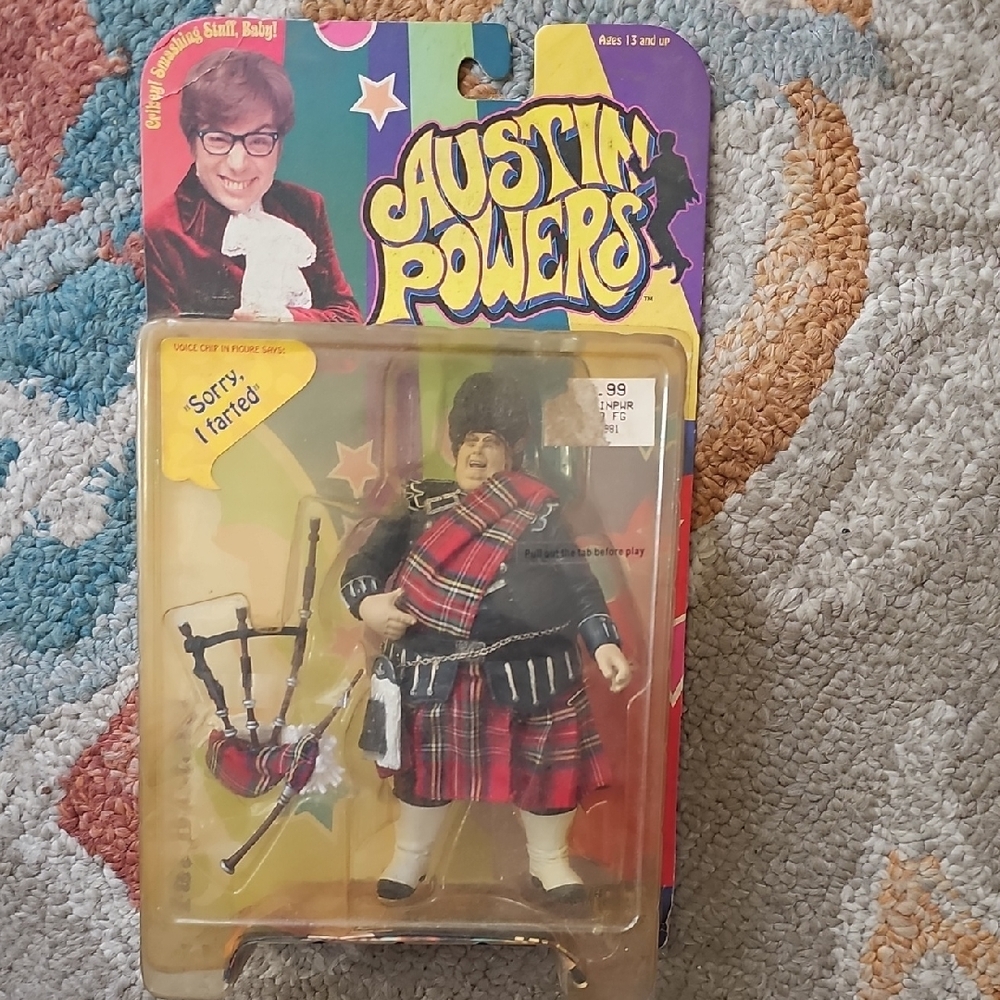 Scottish Action Figure - Red and Black